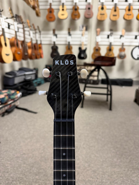 Klos Full Carbon Fiber Tenor Ukulele w/Case - Travel Uke