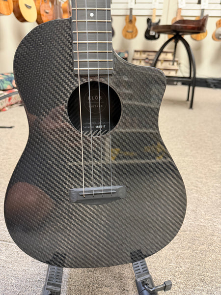 Klos Full Carbon Fiber Baritone Ukulele w/Case - Travel Uke