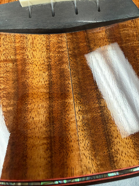 Enya EUC-K5 Solid Acacia Concert Ukulele w/Case - B Stock