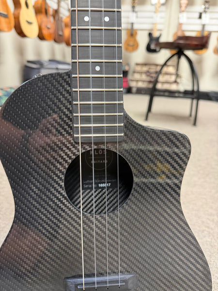 Klos Full Carbon Fiber Baritone Ukulele w/Case - Travel Uke