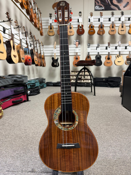 SNAIL S-60B Solid Acacia Baritone Ukulele w/Case - B Stock