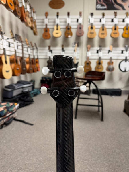 Klos Full Carbon Fiber Baritone Ukulele w/Case - Travel Uke