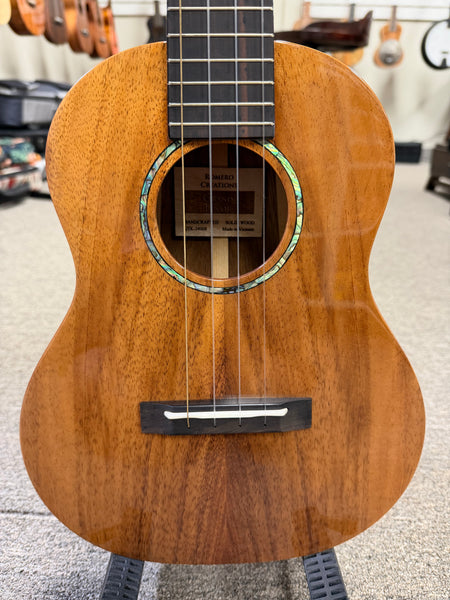 Romero Creations Solid Koa Grand Tenor Ukulele w/Case - RC-GT-K
