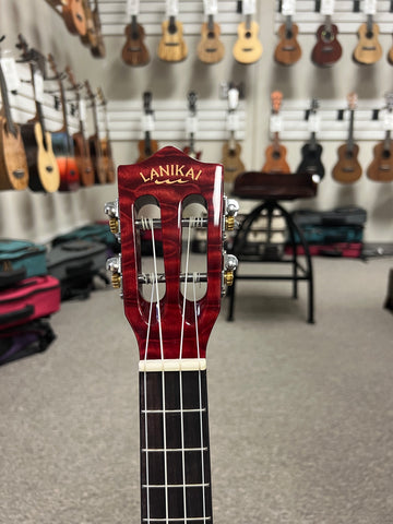 (ユーワン)MAGERIT LANIAKEA スペイン製 Flame Maple Concert Ukulele - Lanikai Ukuleles