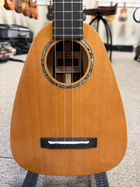 Romero Creations Tiny Tenor Solid Cedar/Rosewood Ukulele w/Case - RC-TT-CRW