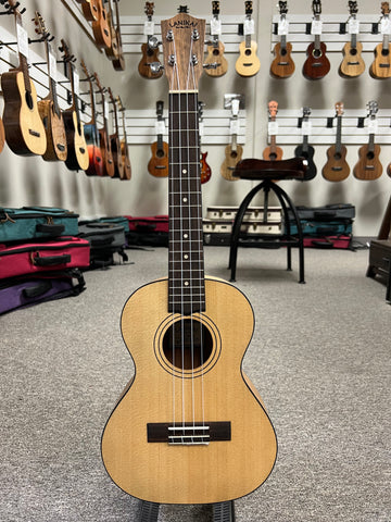 Lanikai SPPW-TX Solid Spruce/Pacific Walnut Tenor Ukulele w/Case