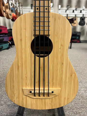 KALA Solid Bamboo U-Bass w/Case - UBASS-BMB-FS