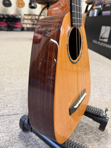 Romero Creations Tiny Tenor Solid Cedar/Rosewood Ukulele w/Case - RC-TT-CRW