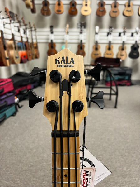 KALA Solid Bamboo U-Bass w/Case - UBASS-BMB-FS