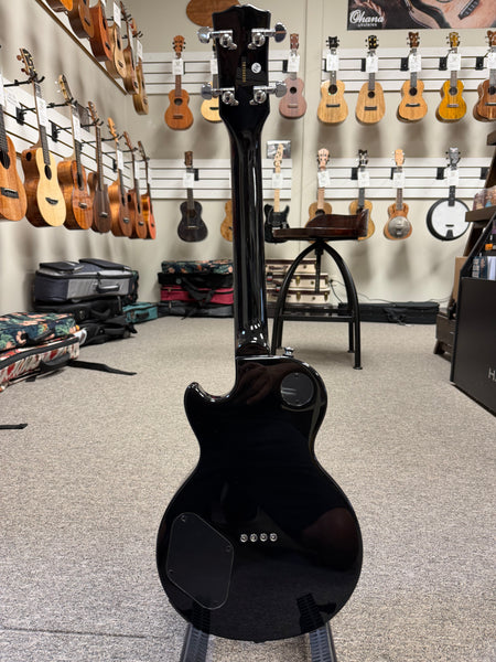 Risa UKE-LP432-MHTS Tenor Les Paul Style Solid Body Electric Ukulele w/Case - Mahogany Tobacco Sunburst