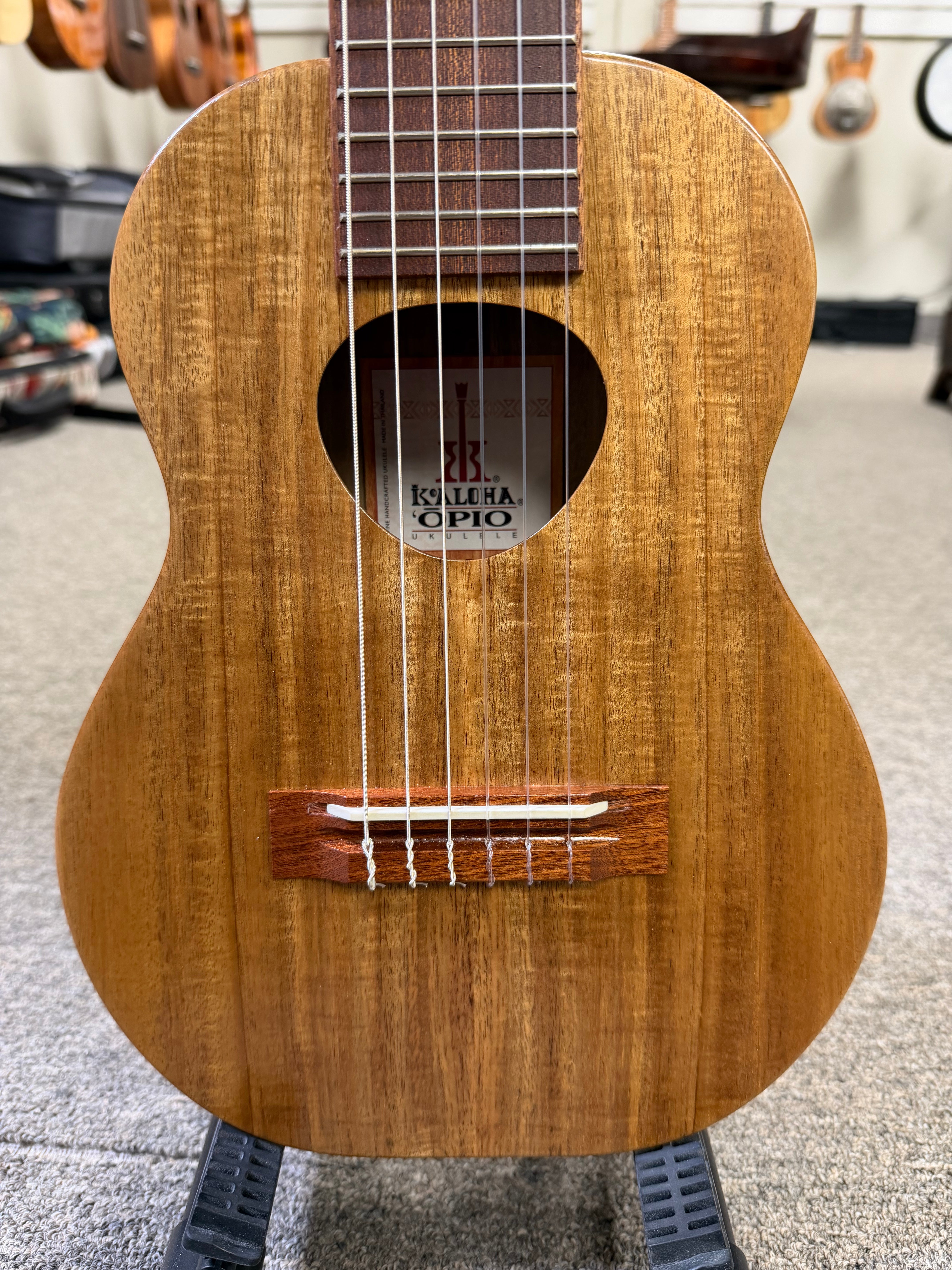 その他 ukulele KoAloha KTO-G6 Solid Acacia Opio Guitalele Ukulele w/Case #1 - 6