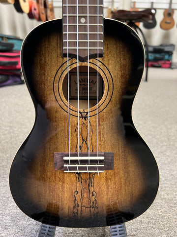 Lanikai SMBB-CX Spalted Maple Concert Ukulele w/Case - Limited Edition