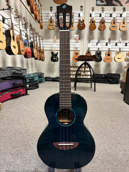 Flight TDB Iris Tinta Tenor Ukulele w/Case - Transparent Blue