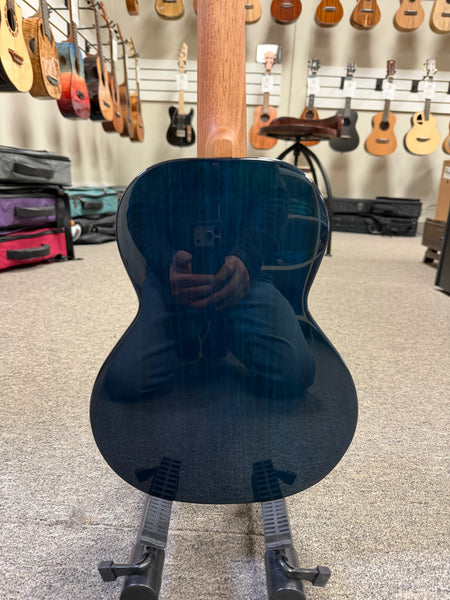 Flight TDB Iris Tinta Tenor Ukulele w/Case - Transparent Blue