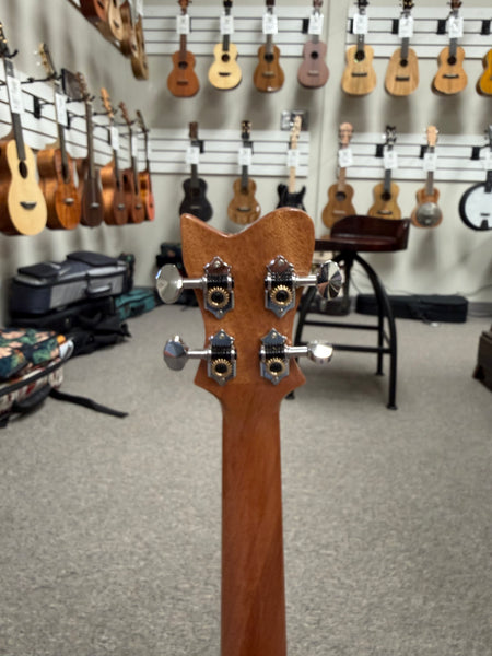Makaio MSMT-20E Solid Spalted Mango Tenor Ukulele w/Case #1 - Rosewood Comfort Armrest
