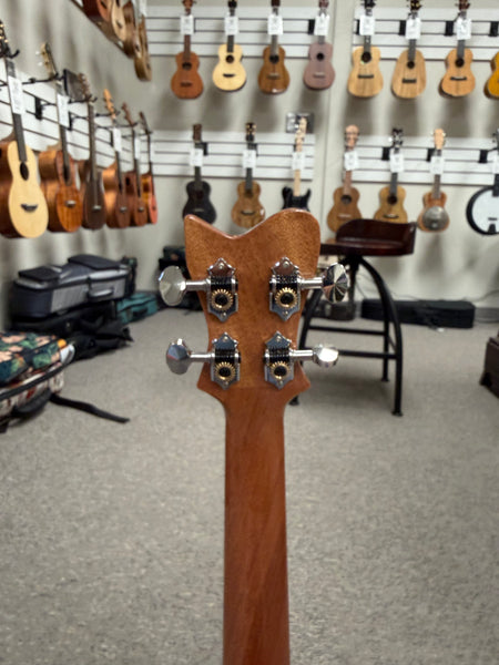Makaio MSMT-20E Solid Spalted Mango Tenor Ukulele w/Case #1 - Rosewood Comfort Armrest