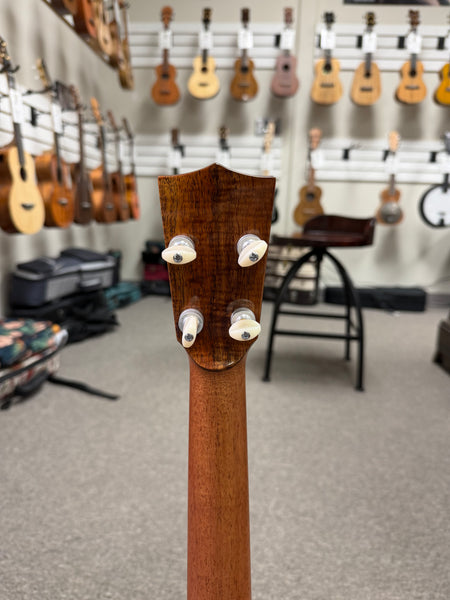 Coast Ukulele Custom Solid AAA Torrefied Spruce/Mango Tenor Ukulele w/Case #110