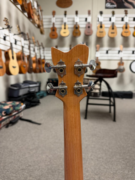 Makaio MSMT-20 Solid Spalted Mango Tenor Ukulele w/Case #1 - Comfort Armrest