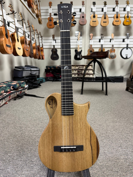 KALA Revelator Nautilus Korina Electric Tenor Ukulele w/Case - Pre Loved