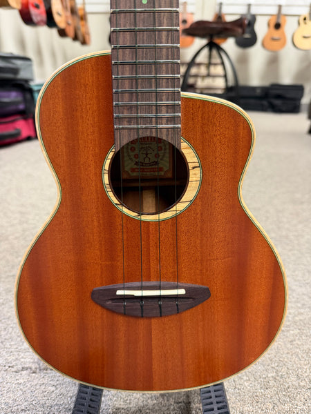 aNueNue UC-110 Solid Mahogany Bird Concert Ukulele w/Case