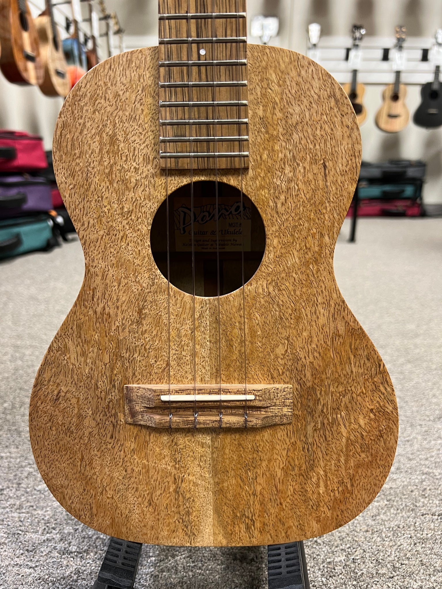 Pono MGT-K Solid Mango Tenor Ukulele - Kalele Series