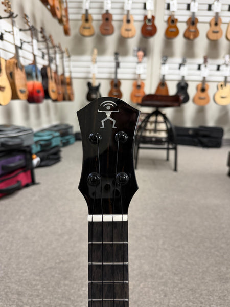 aNueNue UC-200 Concert Ukulele w/Case - Moon Bird Series -  Solid Spruce/Solid Rosewood