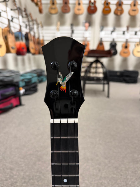 aNueNue UC-200HB Hummingbird Concert Ukulele w/Case - Moon Bird Series -  Solid Spruce/Solid Rosewood