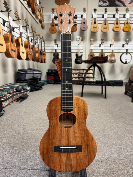 KoAloha KTM-10 Solid Koa Pikake Tenor Ukulele w/Case #3 - Made In Hawaii - Satin Finish