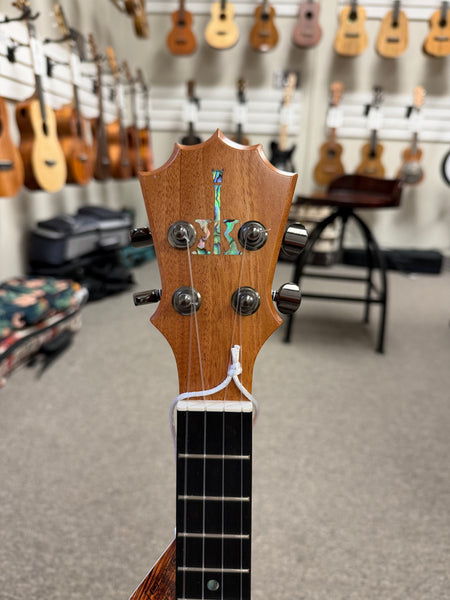 KoAloha KTM-10 Solid Koa Pikake Tenor Ukulele w/Case #3 - Made In Hawaii - Satin Finish