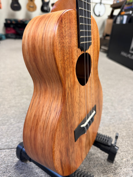 KoAloha KTM-10 Solid Koa Pikake Tenor Ukulele w/Case #3 - Made In Hawaii - Satin Finish