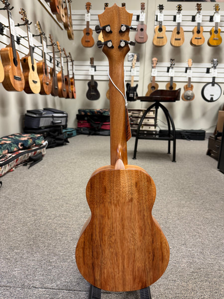 KoAloha KTM-10 Solid Koa Pikake Tenor Ukulele w/Case #3 - Made In Hawaii - Satin Finish
