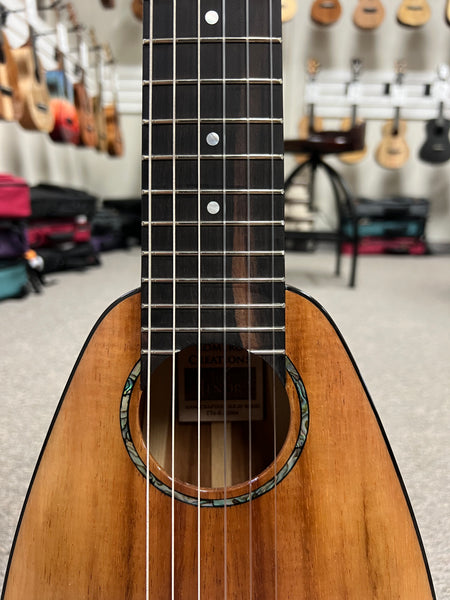 Romero Creations Solid Koa Tiny Tenor 6 String Guitalele w/Case - TT6-K Guilele