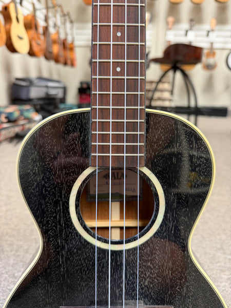 KALA KA-SDH-T Solid Salt and Pepper Doghair Mahogany Tenor Ukulele w/Case