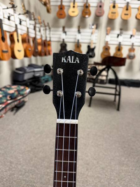 KALA KA-SDH-T Solid Salt and Pepper Doghair Mahogany Tenor Ukulele w/Case