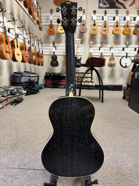 KALA KA-SDH-T Solid Salt and Pepper Doghair Mahogany Tenor Ukulele w/Case