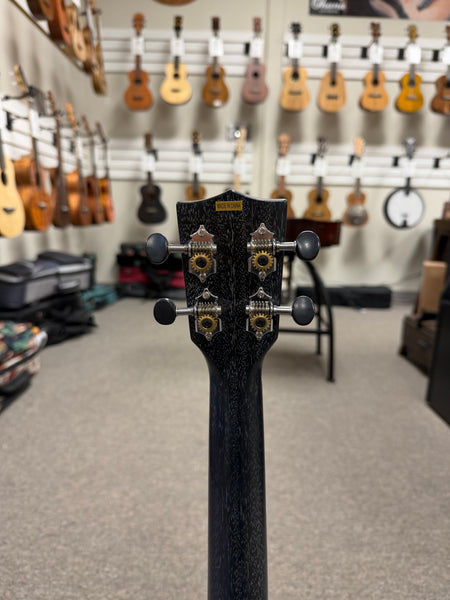 KALA KA-SDH-T Solid Salt and Pepper Doghair Mahogany Tenor Ukulele w/Case
