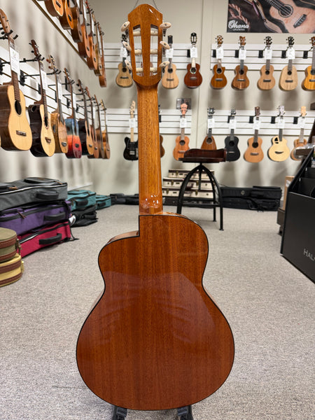 aNueNue Nino N520WW Solid Cedar/Mahogany 6 String Baritone Ukulele/Mini Guitar w/Case - Winter White