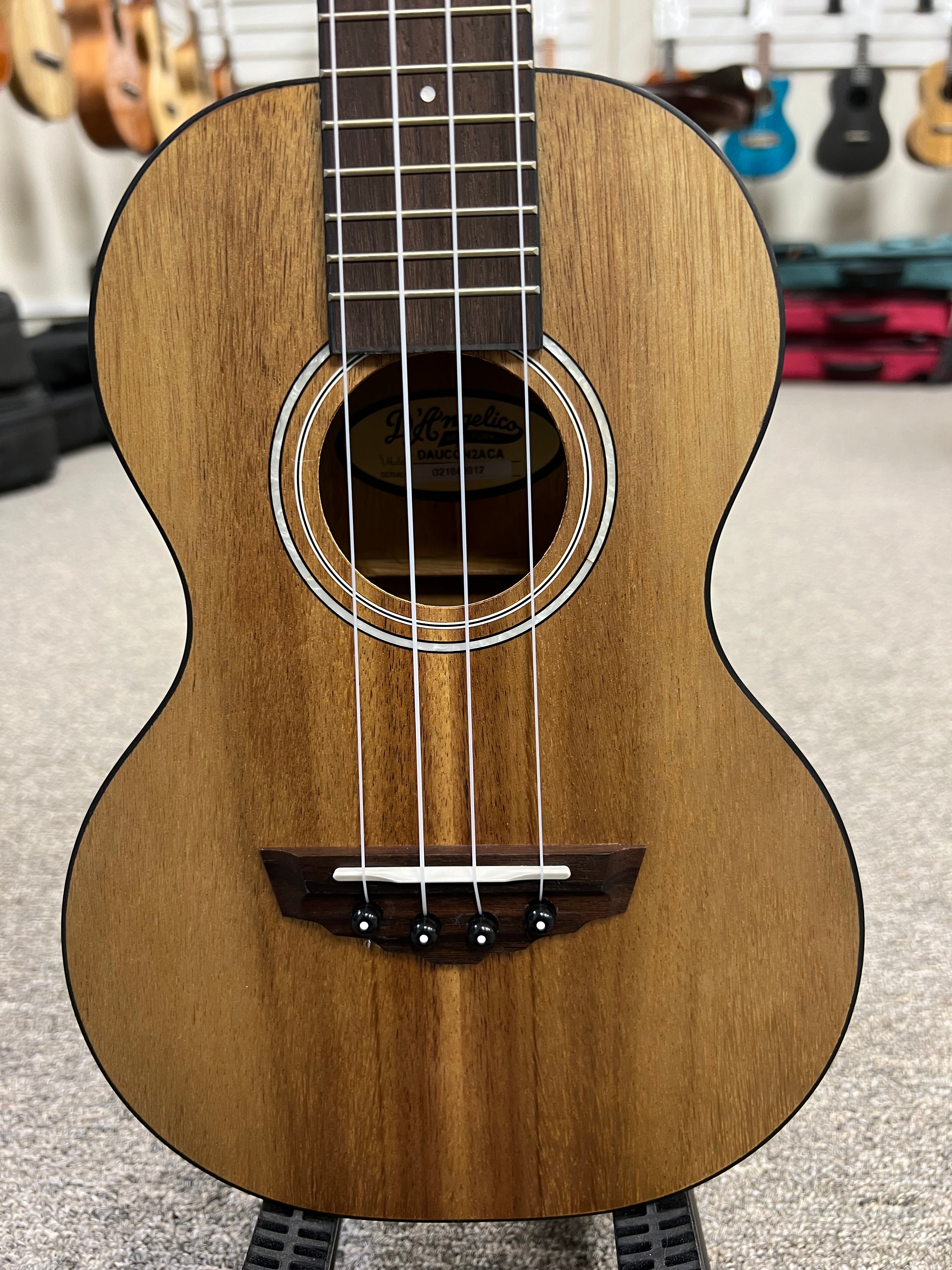 D'Angelico Premier Bayside Acacia Concert Ukulele
