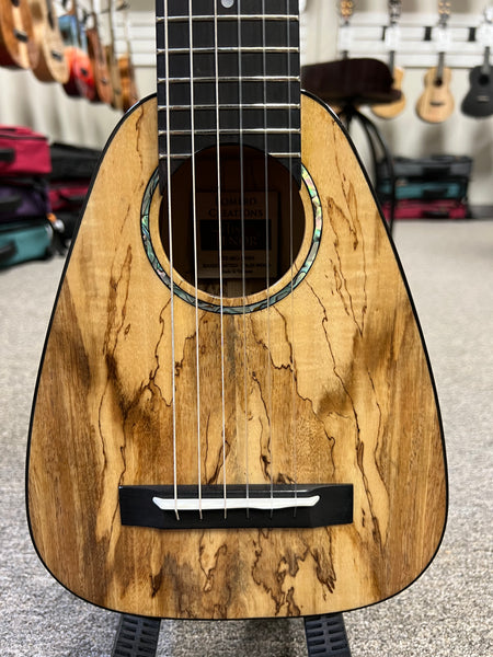 Romero Creations Solid Spalted Mango Tiny Tenor 6 String Guitalele/Guitarlele w/Case #2 - RC-TT6-MG Ukulele