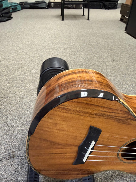 Makaio MKT-20 Solid Koa Tenor Ukulele w/Case - Rosewood Comfort Armrest
