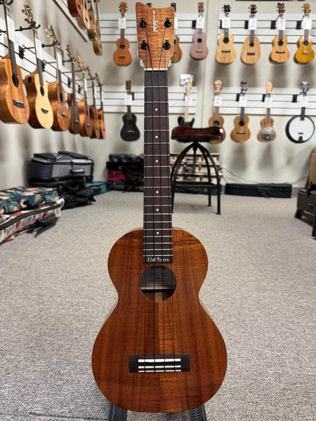 Kamaka HF-2L Solid Koa Concert Long Neck Ukulele w/Case - Made in Hawaii !!