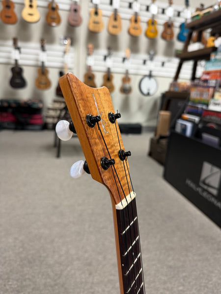 Kamaka HF-2L Solid Koa Concert Long Neck Ukulele w/Case - Made in Hawaii !!