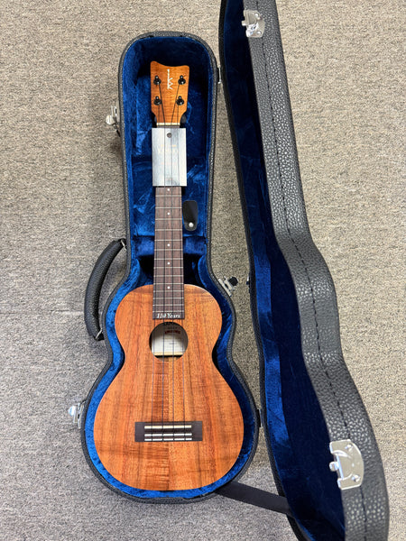 Kamaka HF-2L Solid Koa Concert Long Neck Ukulele w/Case - Made in Hawaii !!