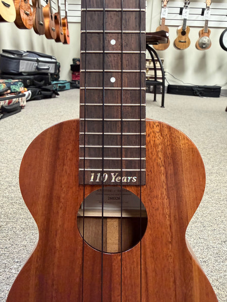 Kamaka HF-1L Solid Koa Soprano Long Neck Ukulele w/Case - Made in Hawaii