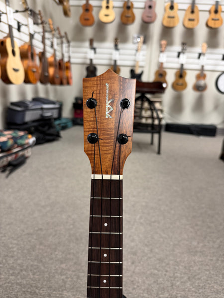 Kamaka HF-1L Solid Koa Soprano Long Neck Ukulele w/Case - Made in Hawaii