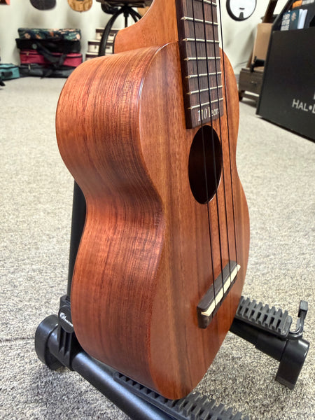 Kamaka HF-1L Solid Koa Soprano Long Neck Ukulele w/Case - Made in Hawaii