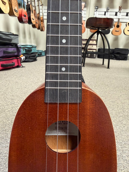 Kiwaya U-Trip 02 Mahogany Pineapple Sopranino Ukulele w/Case - Mini Soprano