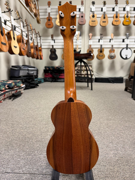 Kamaka HF-1L Solid Koa Soprano Long Neck Ukulele w/Case - Made in Hawaii