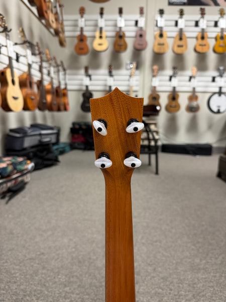 Kamaka HF-1L Solid Koa Soprano Long Neck Ukulele w/Case - Made in Hawaii