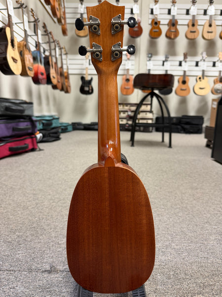 Kiwaya U-Trip 02 Mahogany Pineapple Sopranino Ukulele w/Case - Mini Soprano